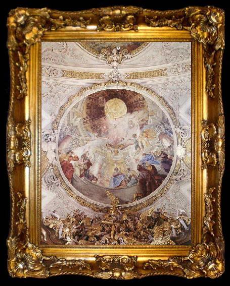 framed  ASAM, Cosmas Damian Pentecost after 1720, ta009-2
